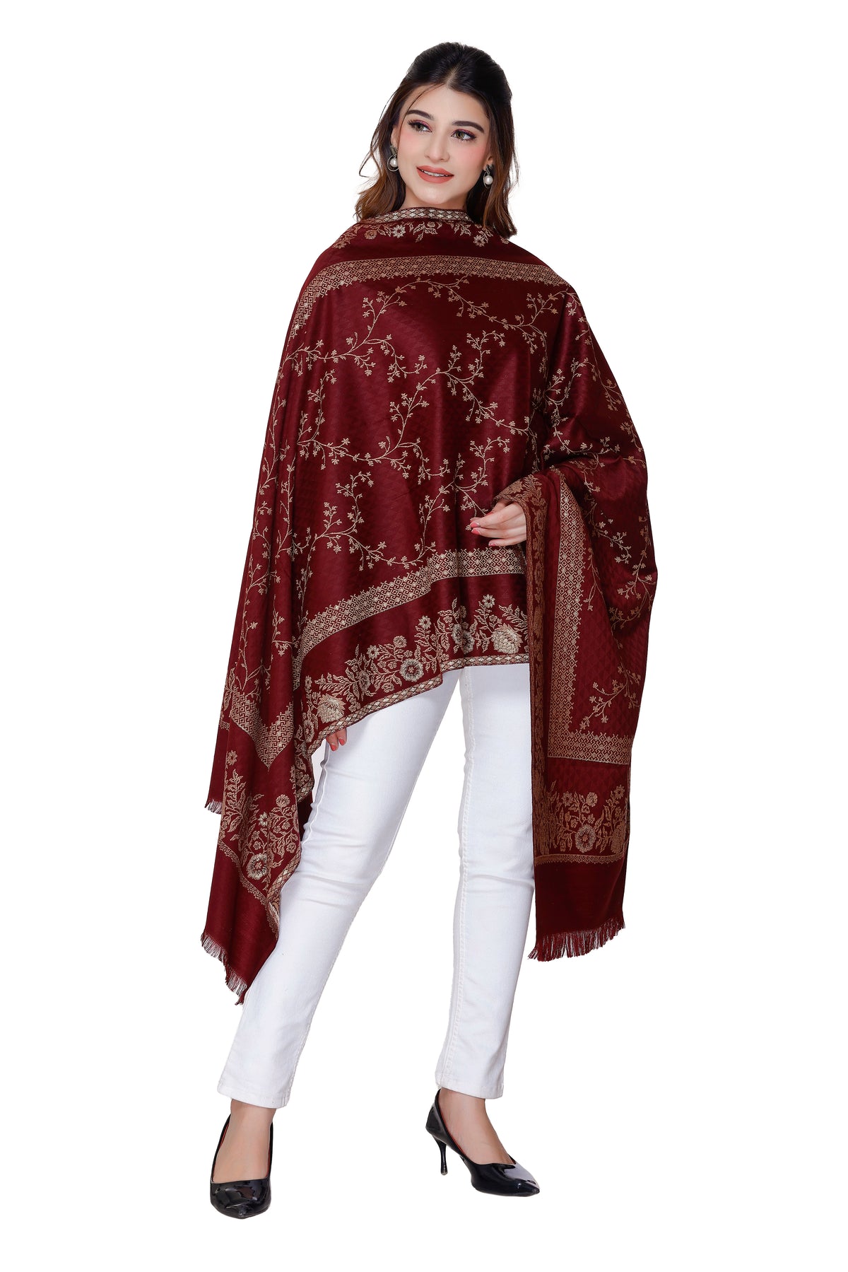 Women's Jacquard shawls - Image 2