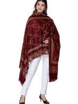 Women's Jacquard shawls - Thumbnail 2