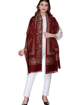 Women's Jacquard shawls - Thumbnail 4