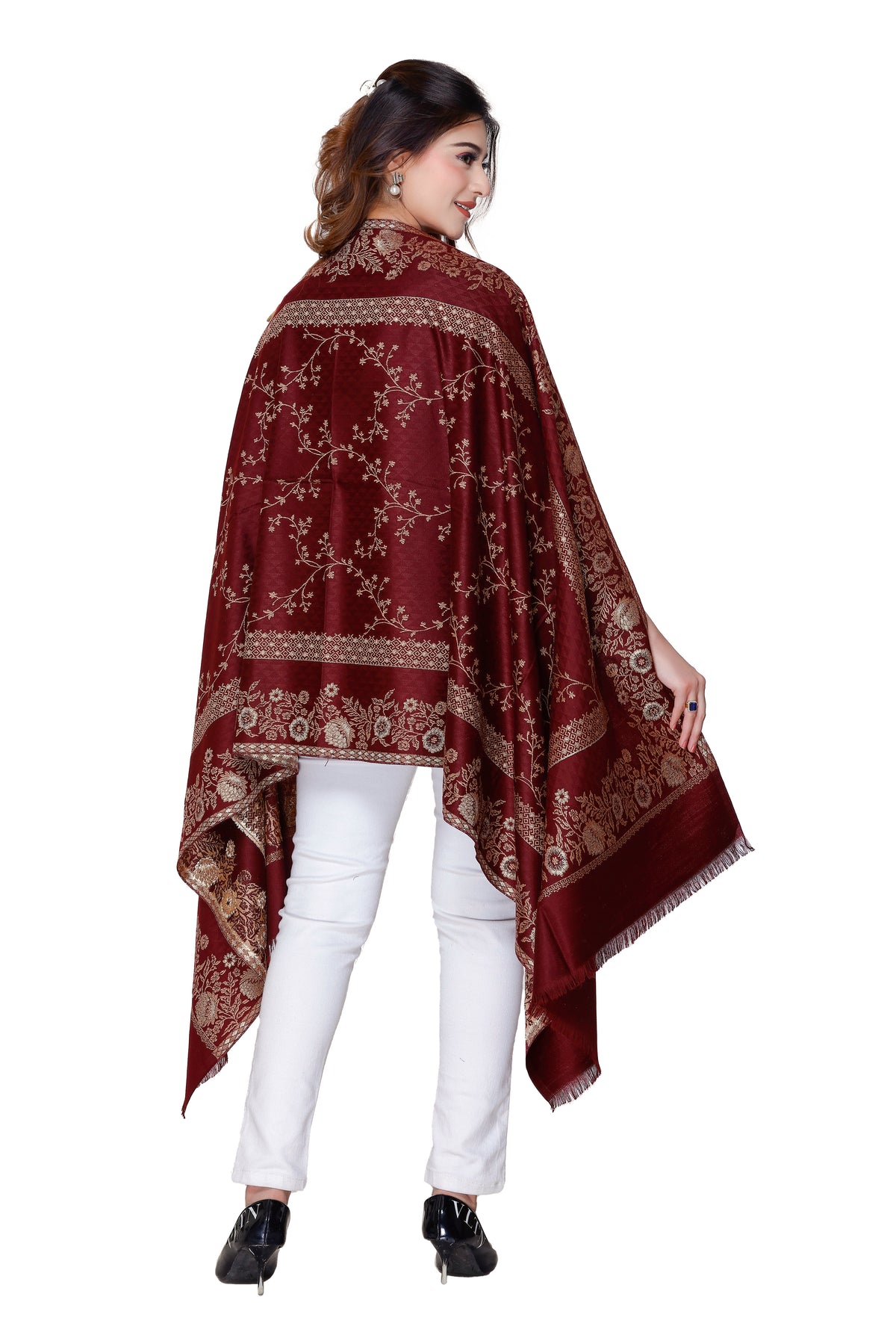Women's Jacquard shawls - Image 5