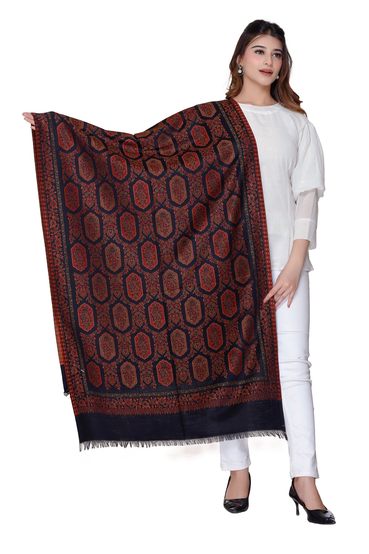 Women's Jacquard shawls - Image 1