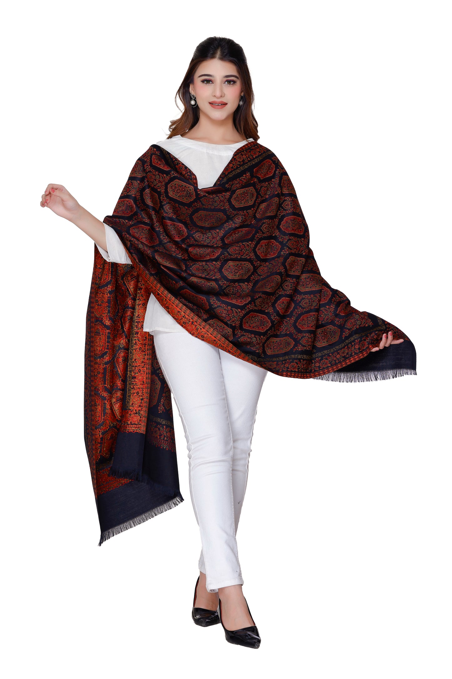 Women's Jacquard shawls