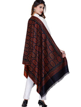 Women's Jacquard shawls - Thumbnail 4