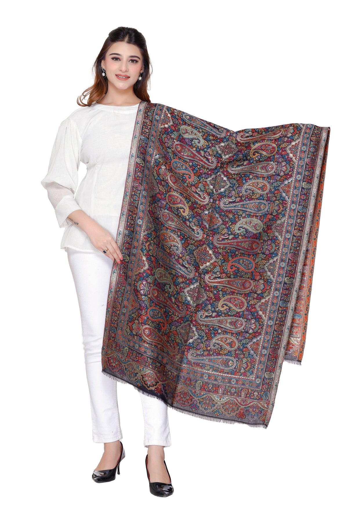 Women's Zari shawls - Image 3