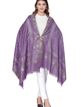 Women's jacquard shawls - Thumbnail 3