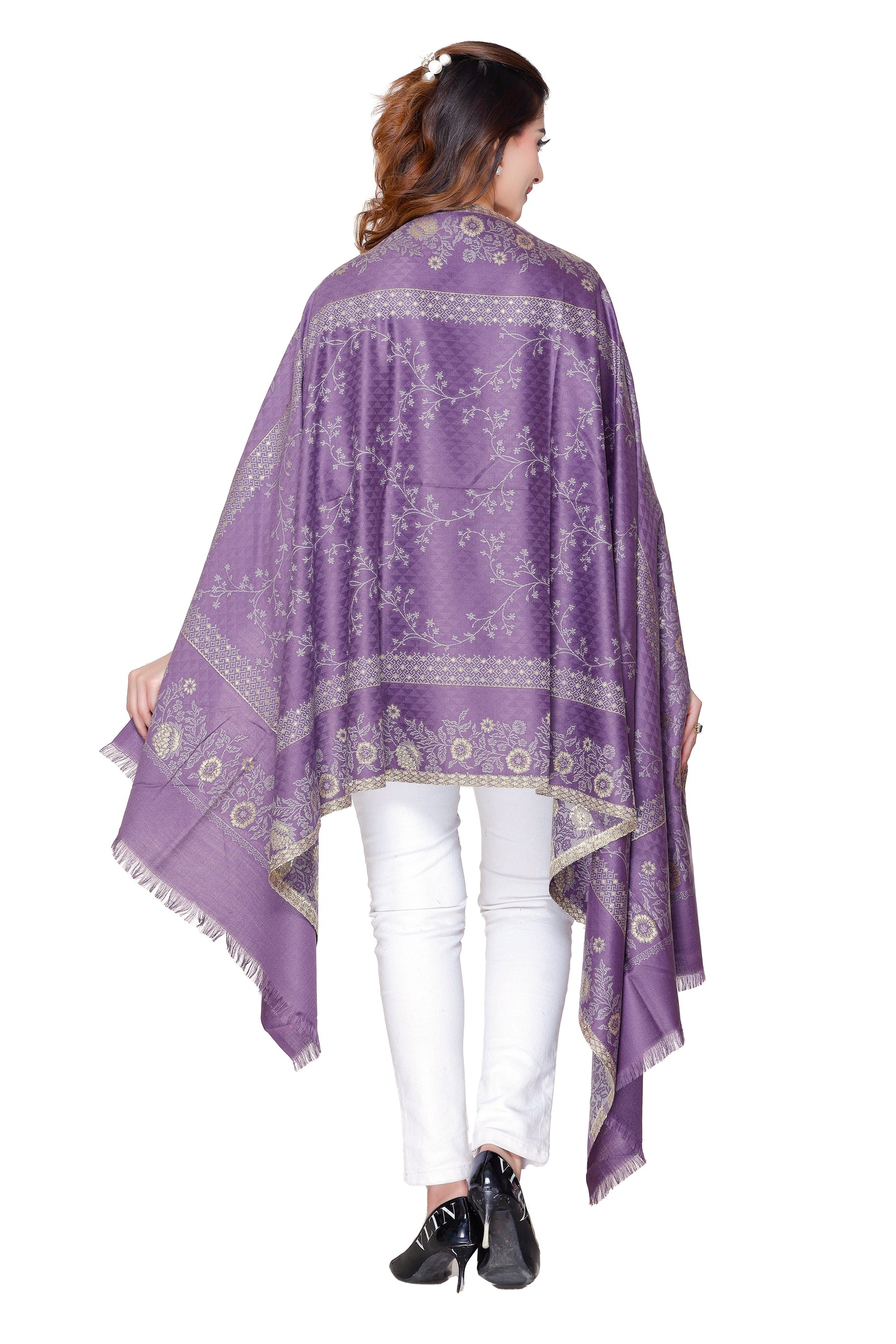 Women's jacquard shawls