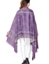 Women's jacquard shawls - Thumbnail 5