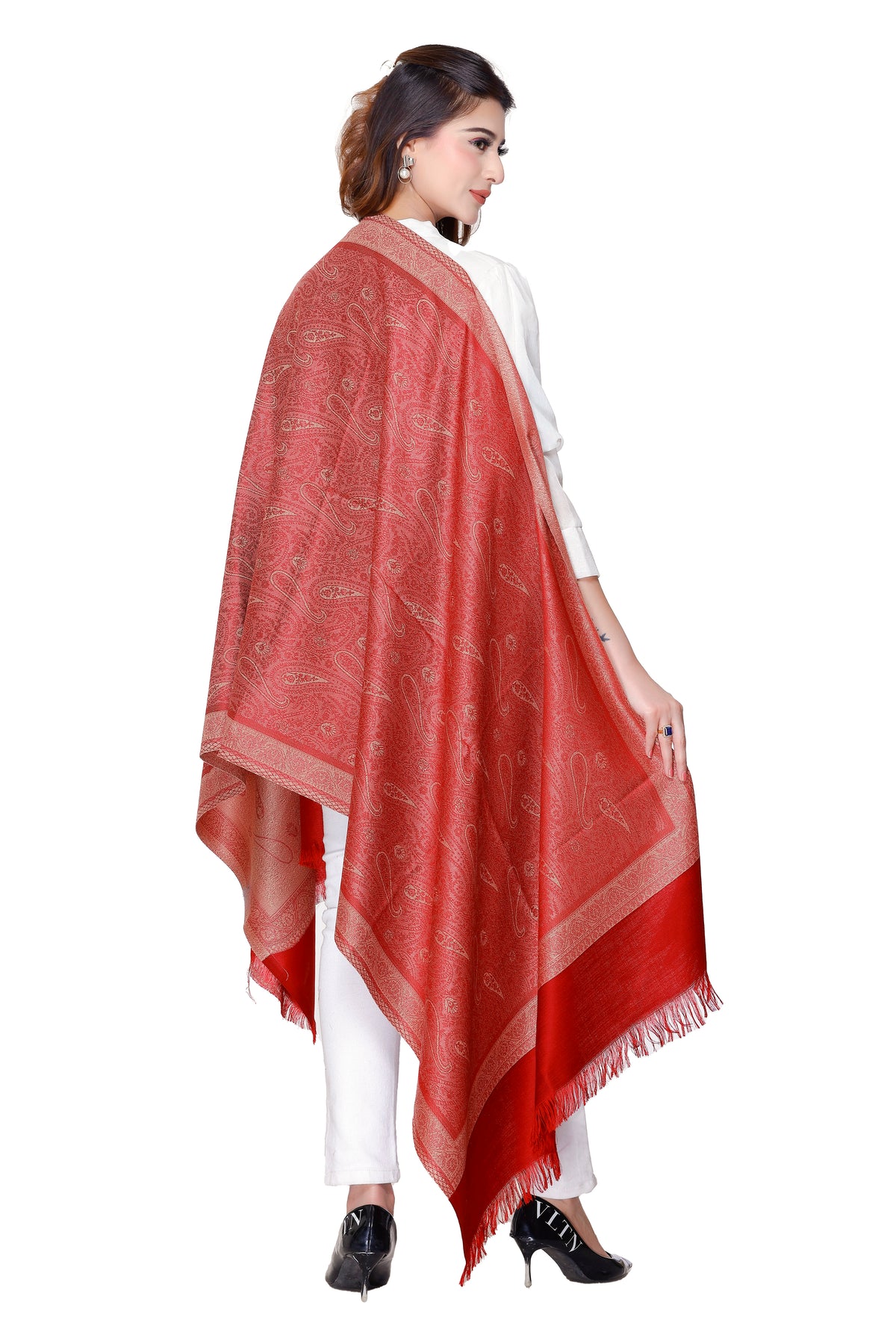 Women's Jacquard shawls - Image 4