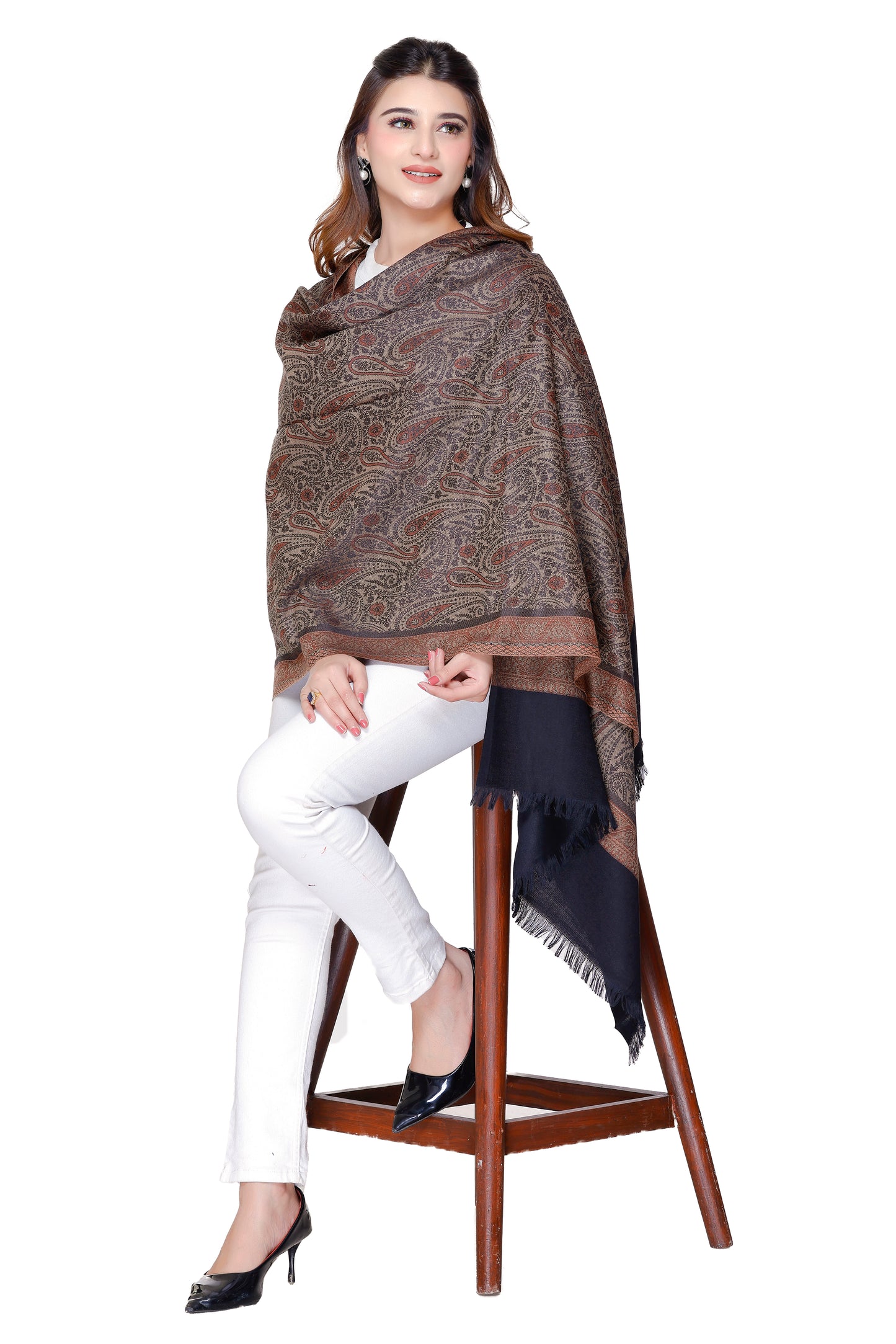 Women's Jacquard shawls