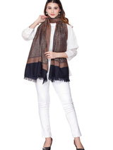 Women's Jacquard shawls - Thumbnail 4