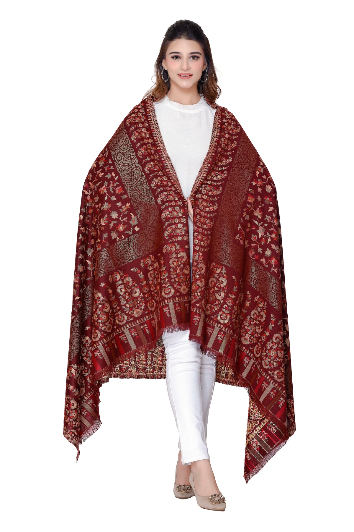 Women's Jacquard shawls - Image 3