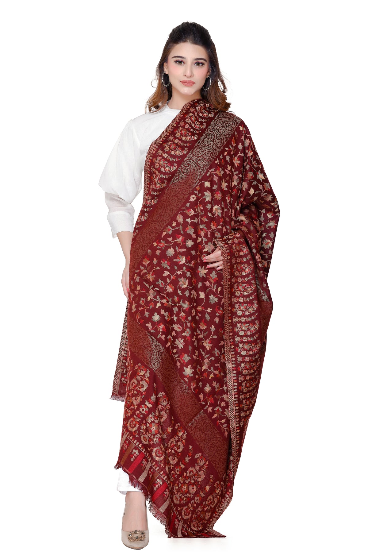 Women's Jacquard shawls - Image 4