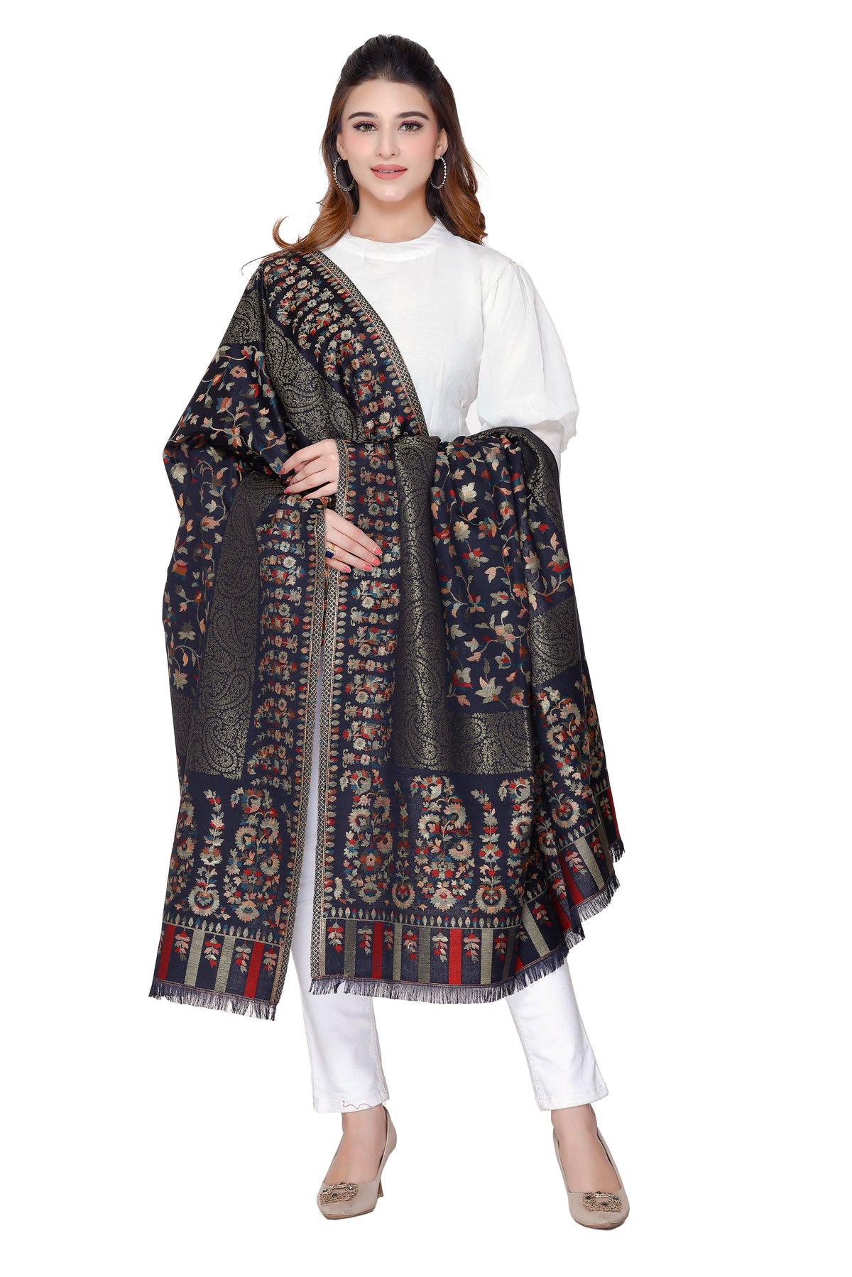 Women's Jacquard shawls - Image 2