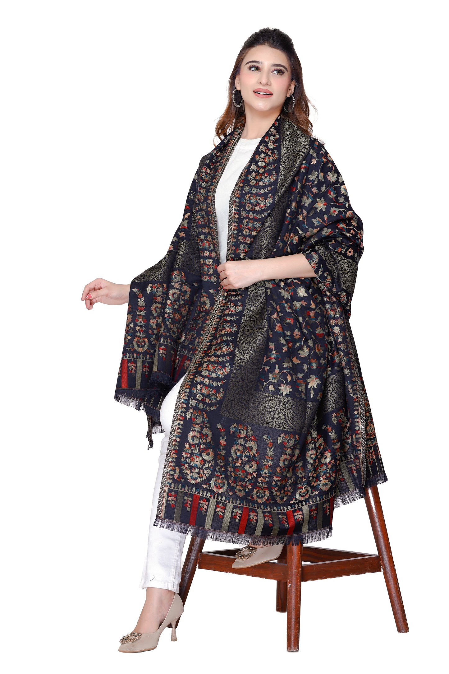Women's Jacquard shawls