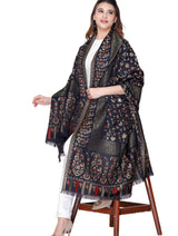 Women's Jacquard shawls - Thumbnail 4