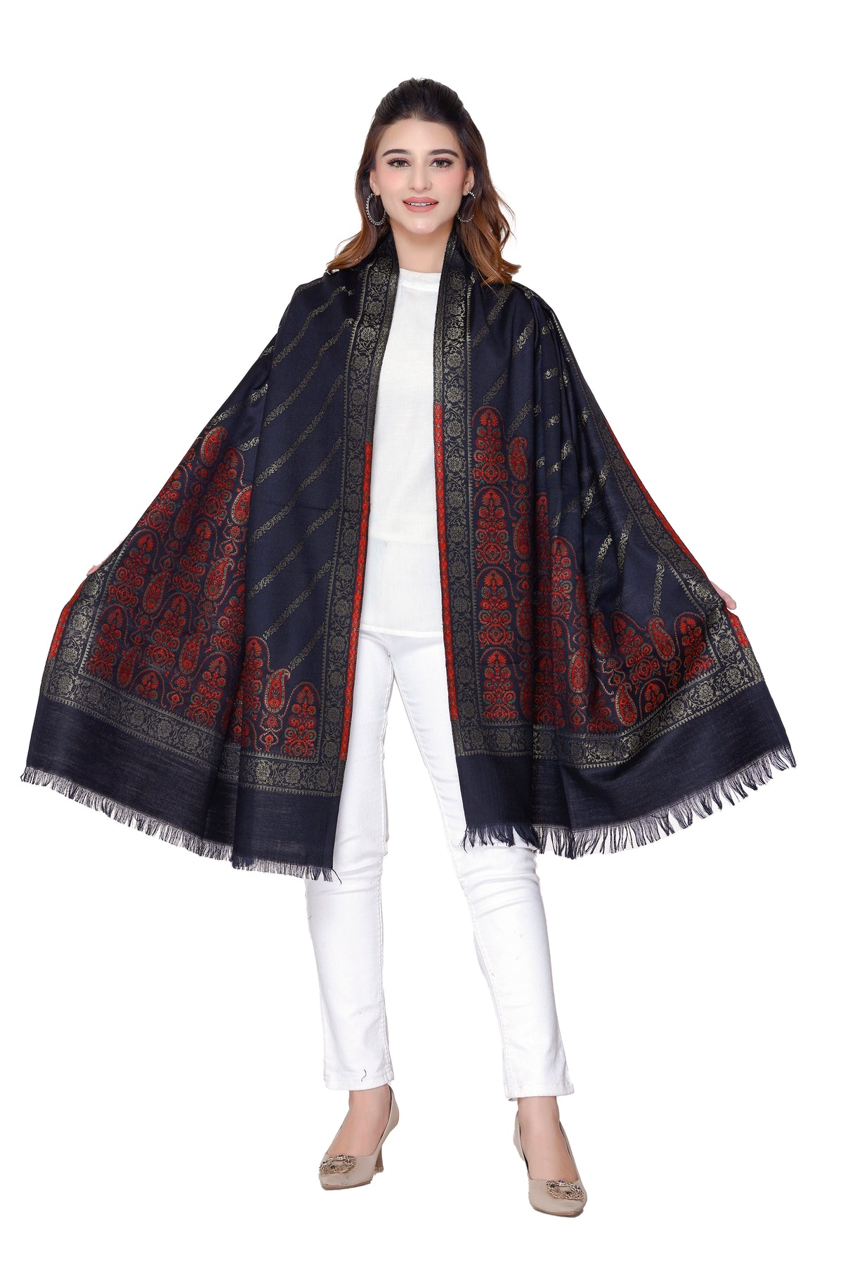Women's Jacquard shawls - Image 1