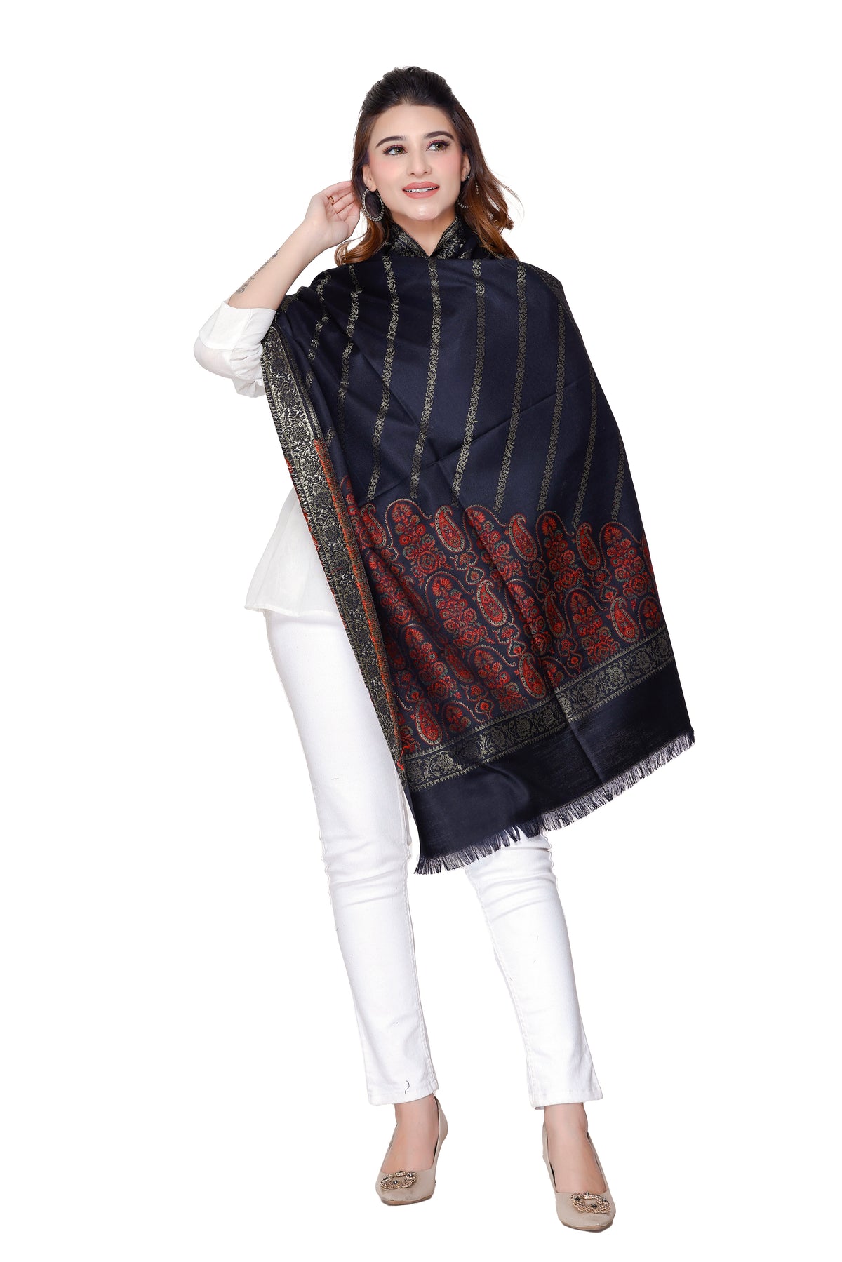 Women's Jacquard shawls - Image 2