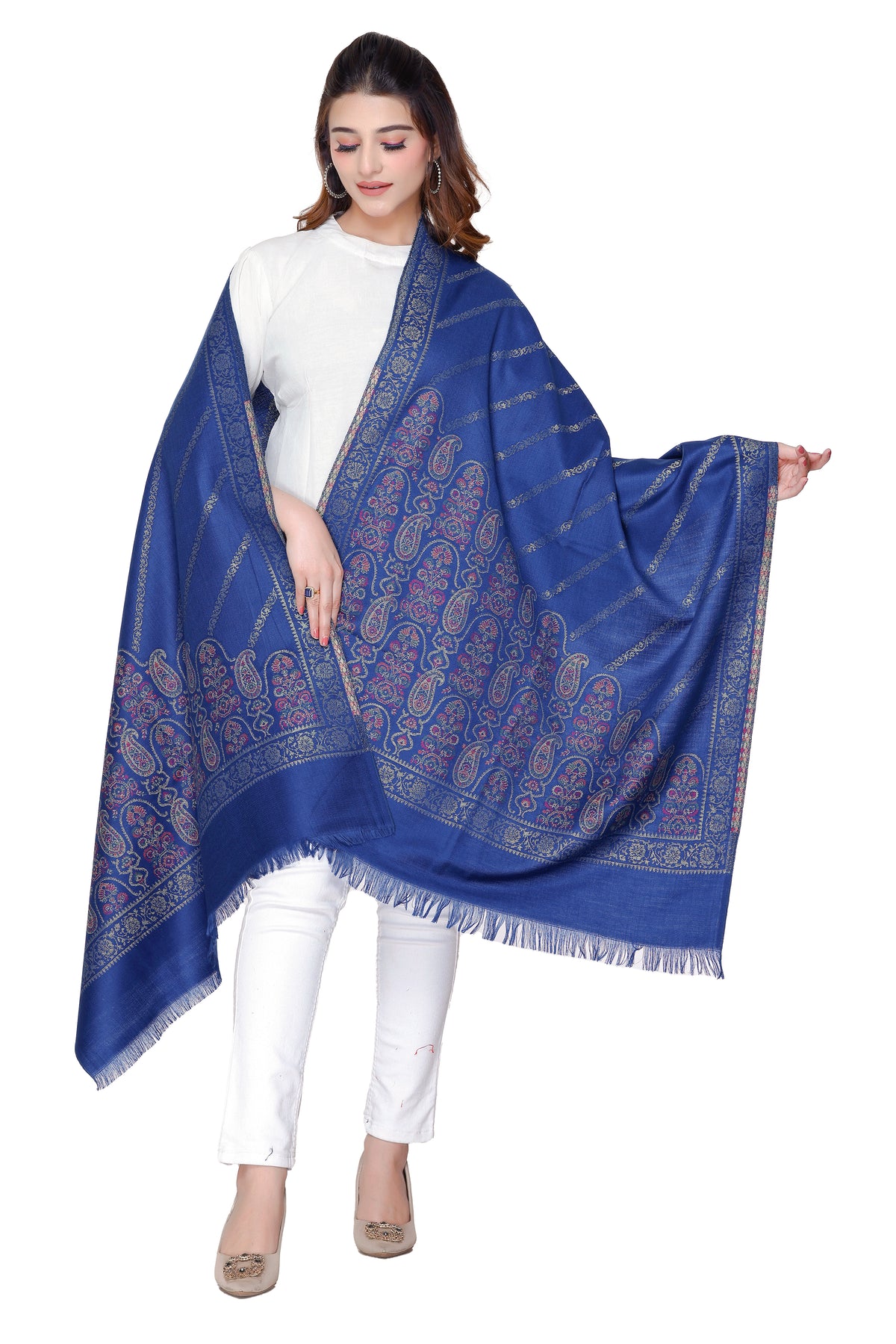 Women's Jacquard shawls - Image 3