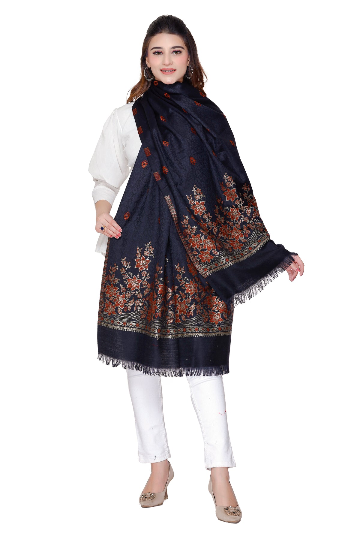 Women's Jacquard shawls - Image 2