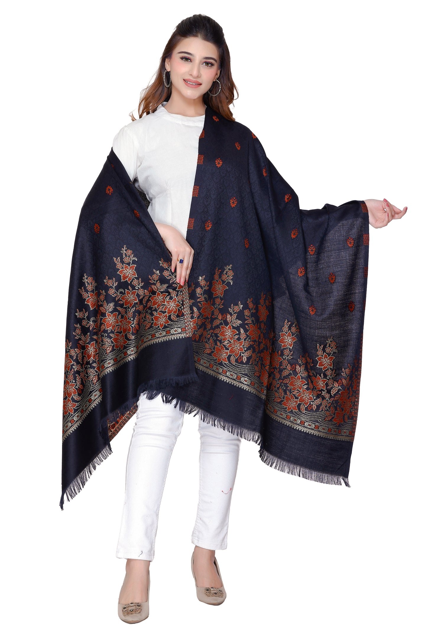 Women's Jacquard shawls