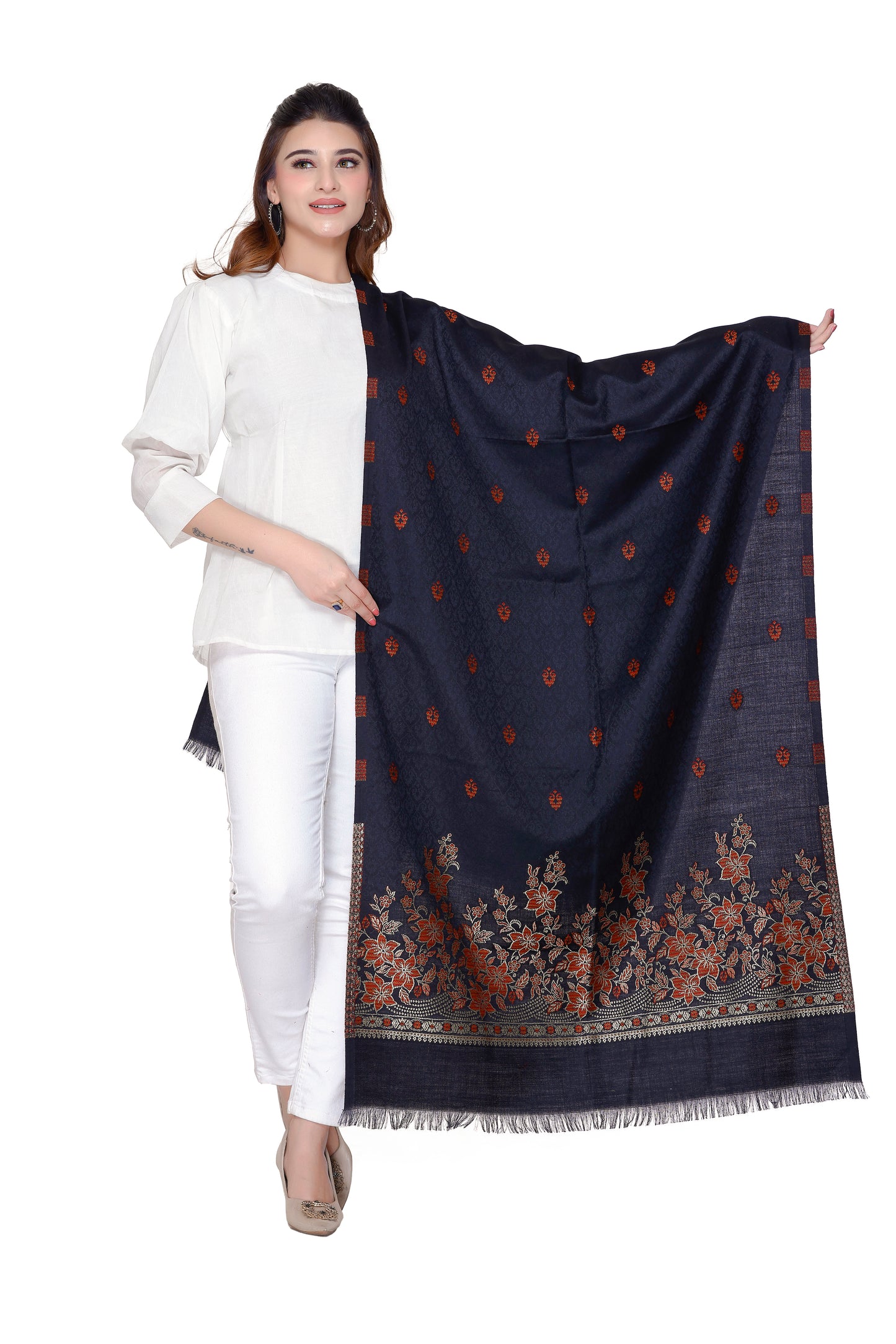 Women's Jacquard shawls