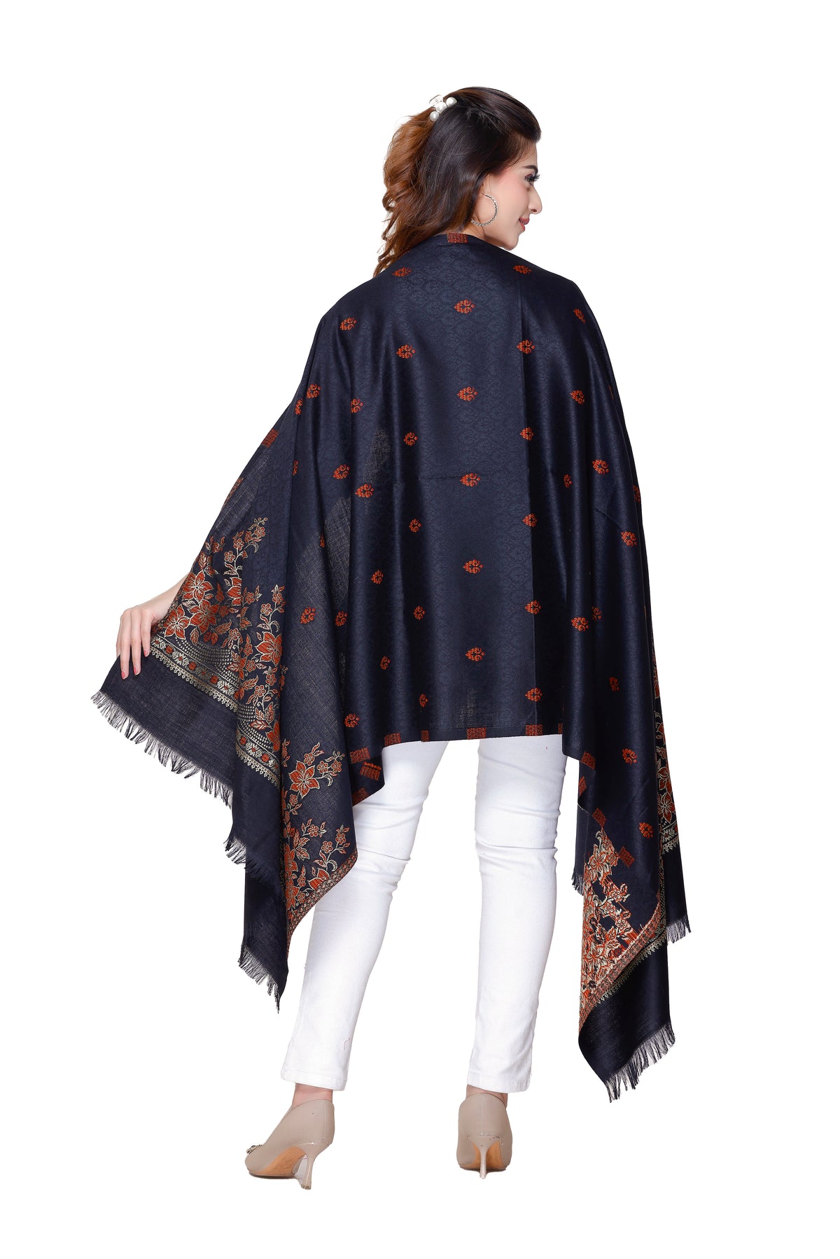 Women's Jacquard shawls - Image 5