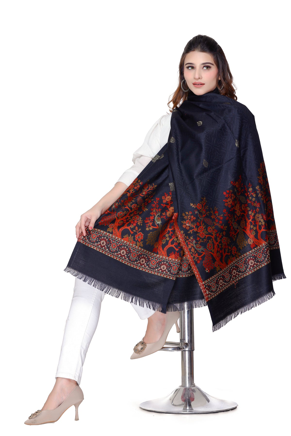 Women's Jacquard shawls - Image 1
