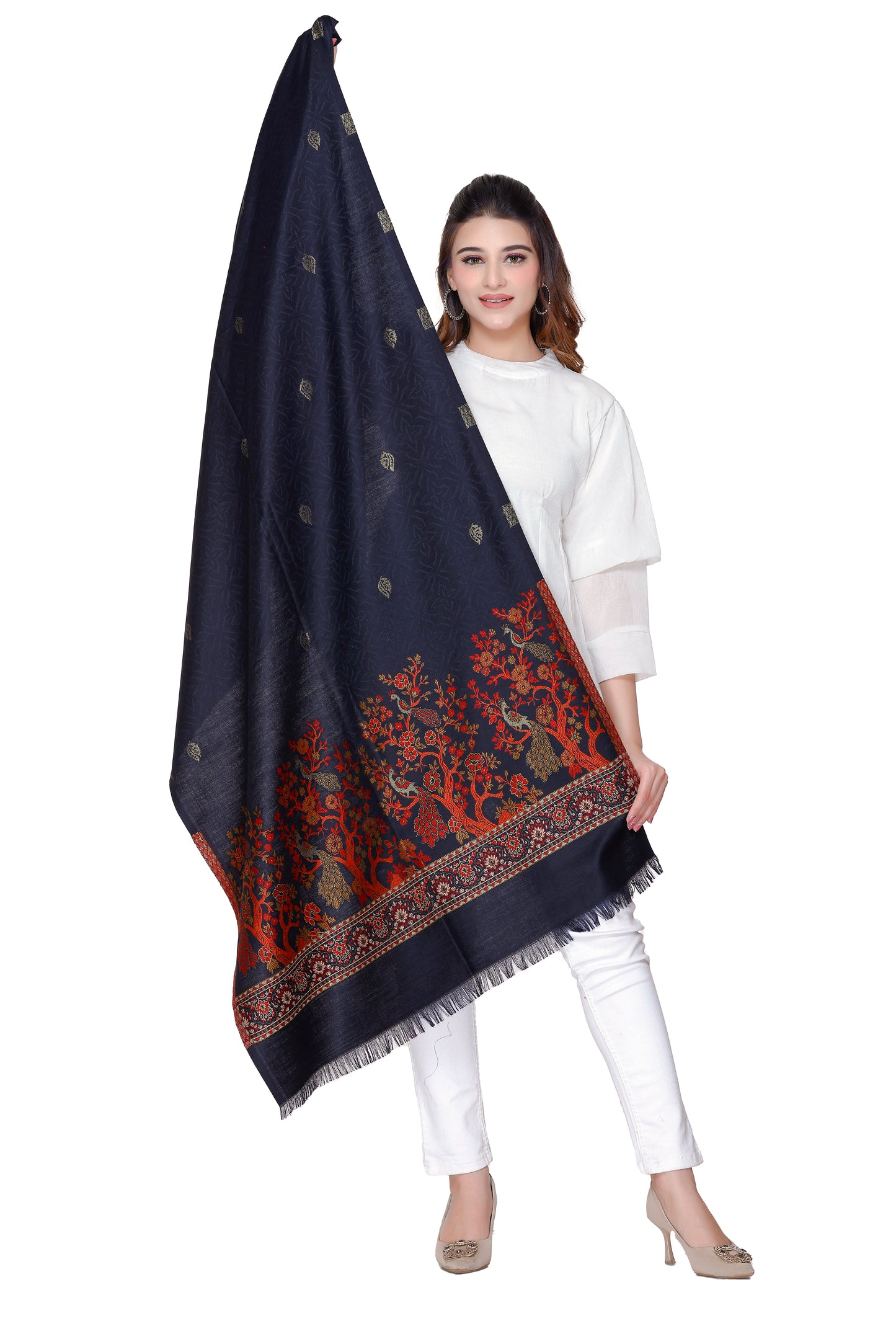Women's Jacquard shawls