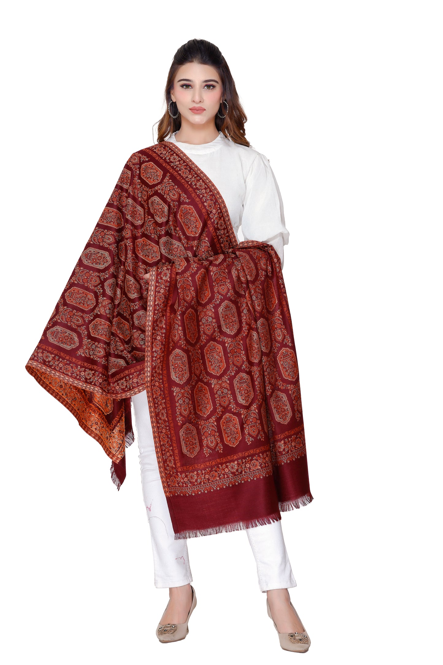 Women's Jacquard shawls