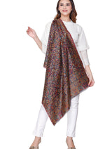 TOOSH MODA شالات نسائية مطبوعة (أسود) - Thumbnail 1