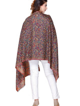 TOOSH MODA شالات نسائية مطبوعة (أسود) - Thumbnail 4