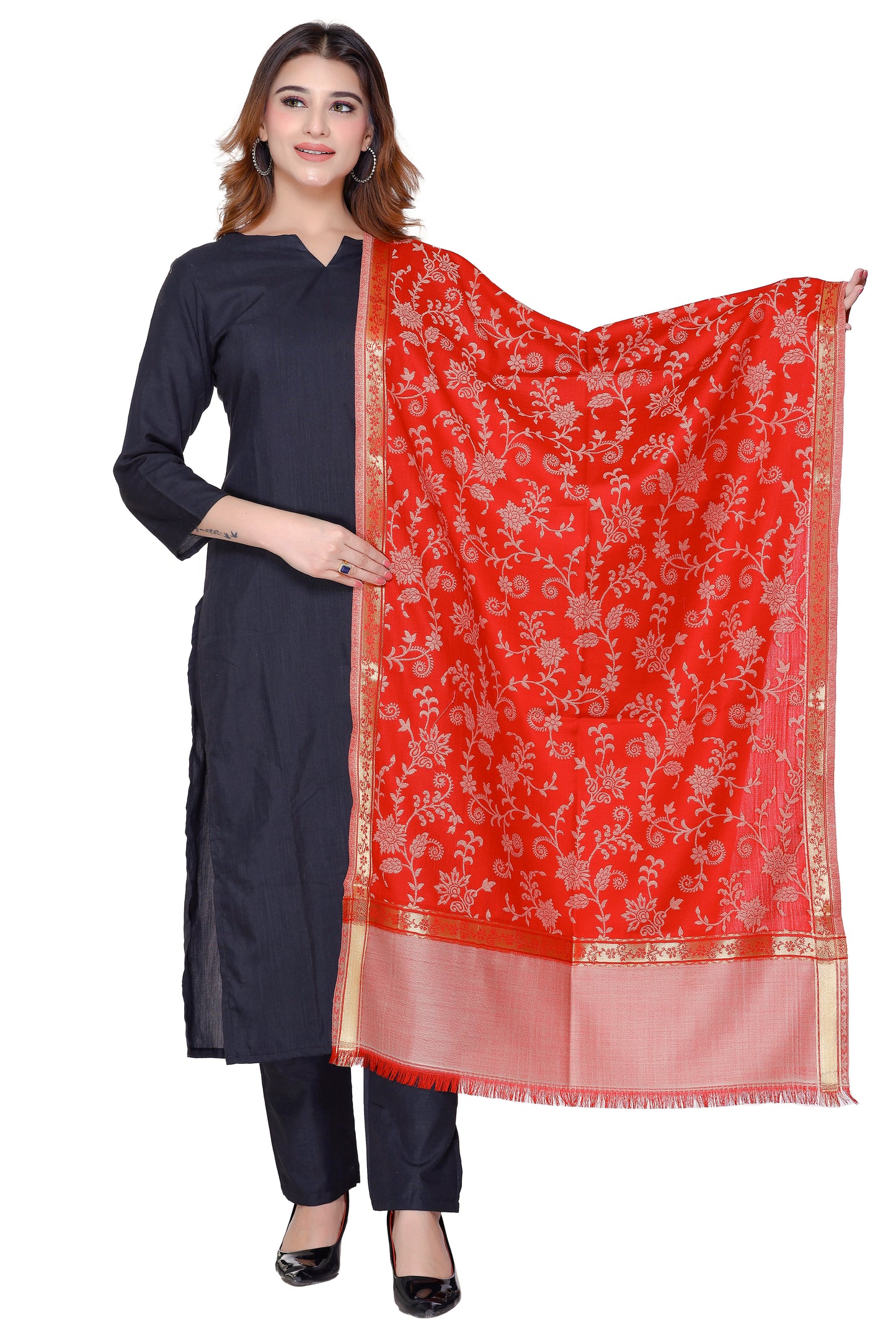 Women's jacquard shawls