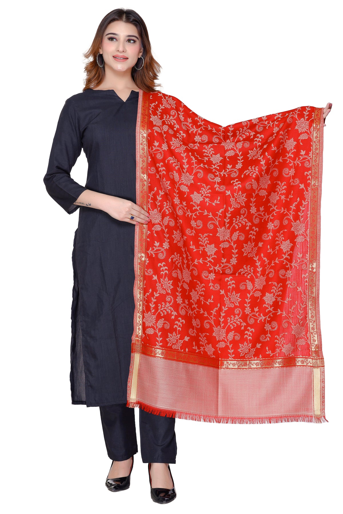 Women's jacquard shawls - Image 1