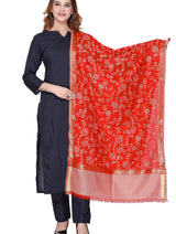 Women's jacquard shawls - Thumbnail 1
