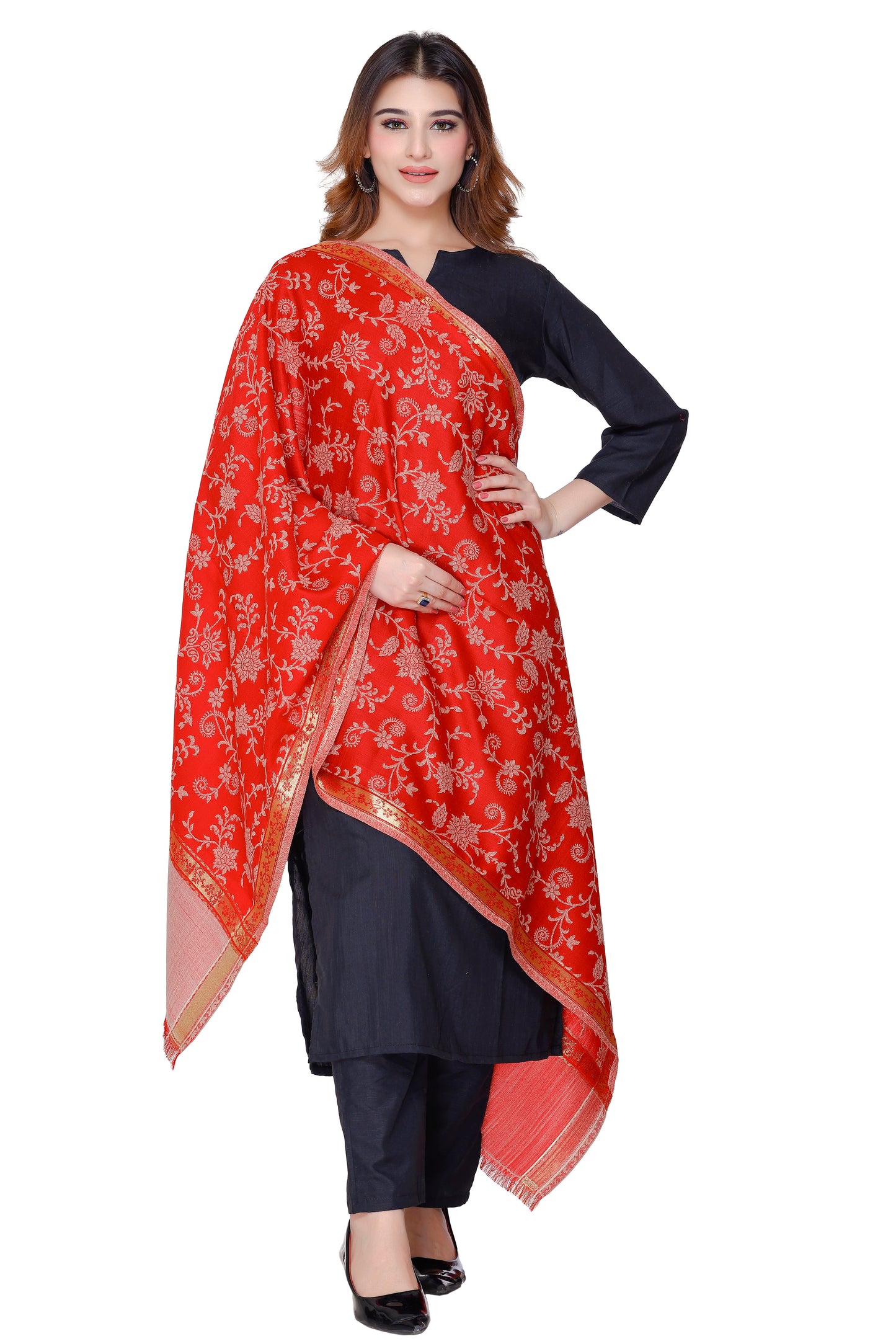 Women's jacquard shawls