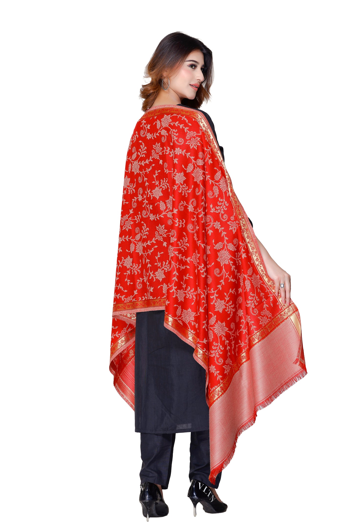 Women's jacquard shawls