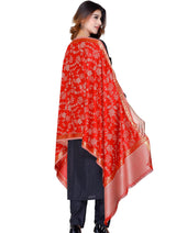 Women's jacquard shawls - Thumbnail 4