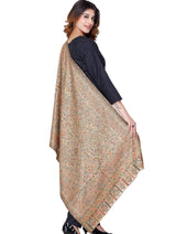 TOOSH MODA شالات زاري نسائية (بيج) - Thumbnail 2