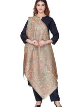 TOOSH MODA شالات زاري نسائية (بيج) - Thumbnail 3