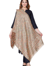 TOOSH MODA شالات زاري نسائية (بيج) - Thumbnail 1