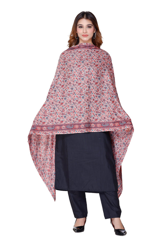 TOOSH MODA شالات نسائية مطبوعة (بيج)