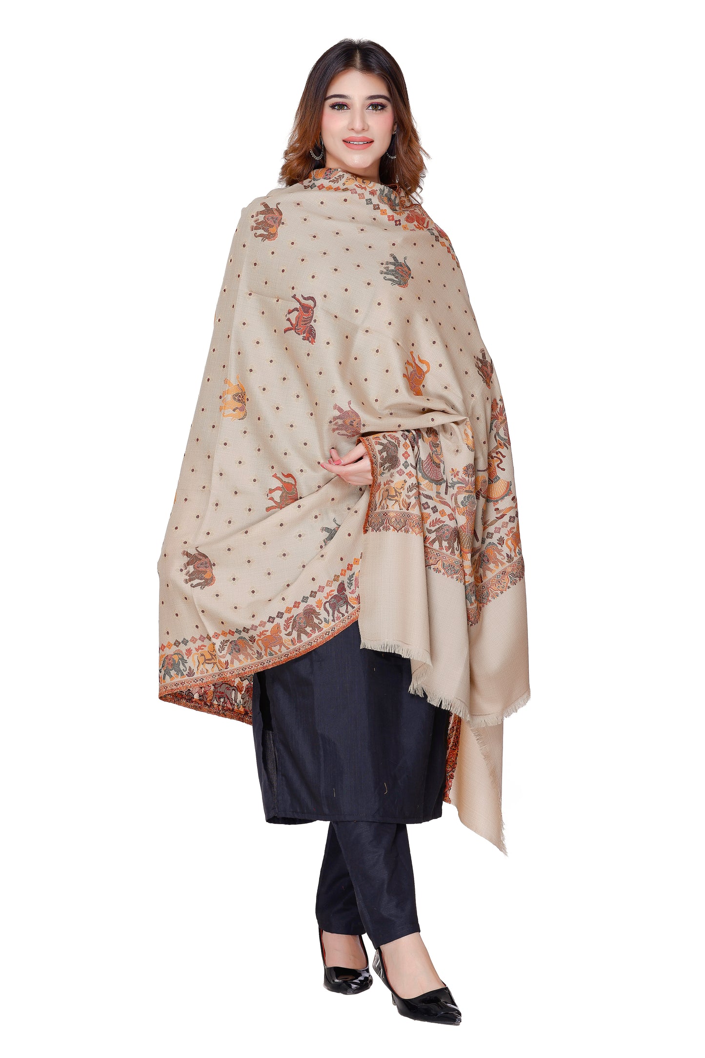 Women's Jacquard shawls
