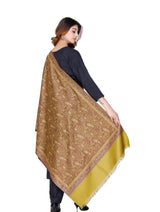 TOOSH MODA شالات جاكار نسائية (زيتوني) - Thumbnail 3