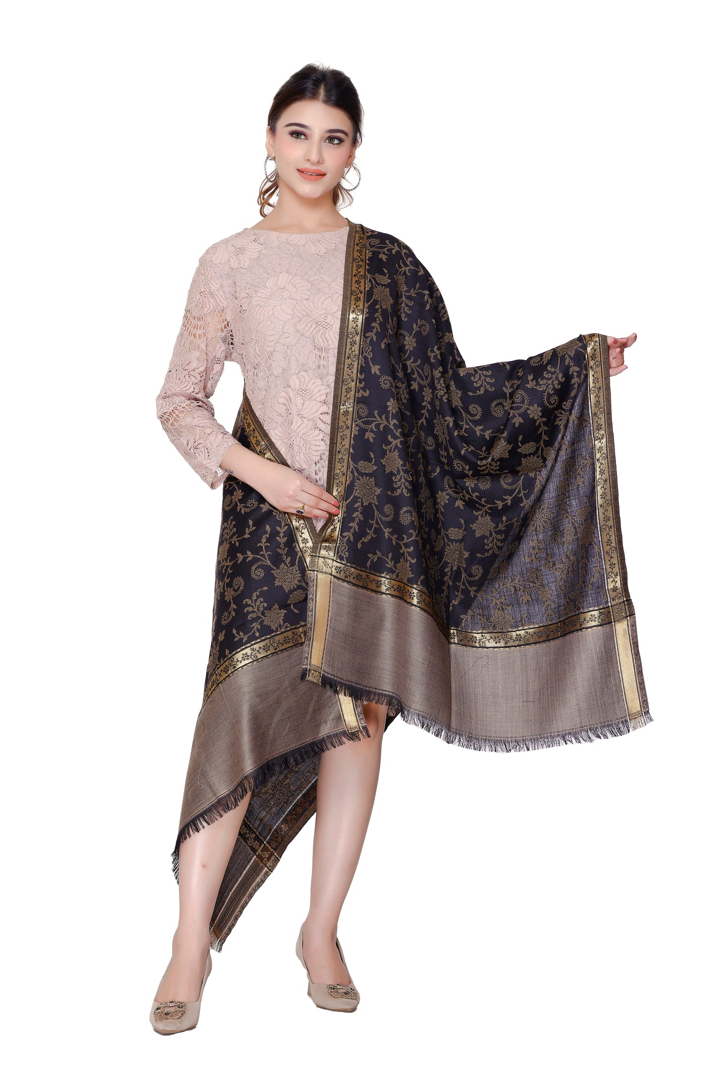 Women's Jacquard shawls
