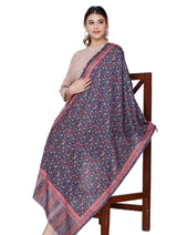 TOOSH MODA شالات نسائية مطبوعة (أسود) - Thumbnail 1