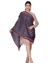 TOOSH MODA شالات نسائية مطبوعة (أسود) - Thumbnail 2