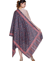 TOOSH MODA شالات نسائية مطبوعة (أسود) - Thumbnail 5