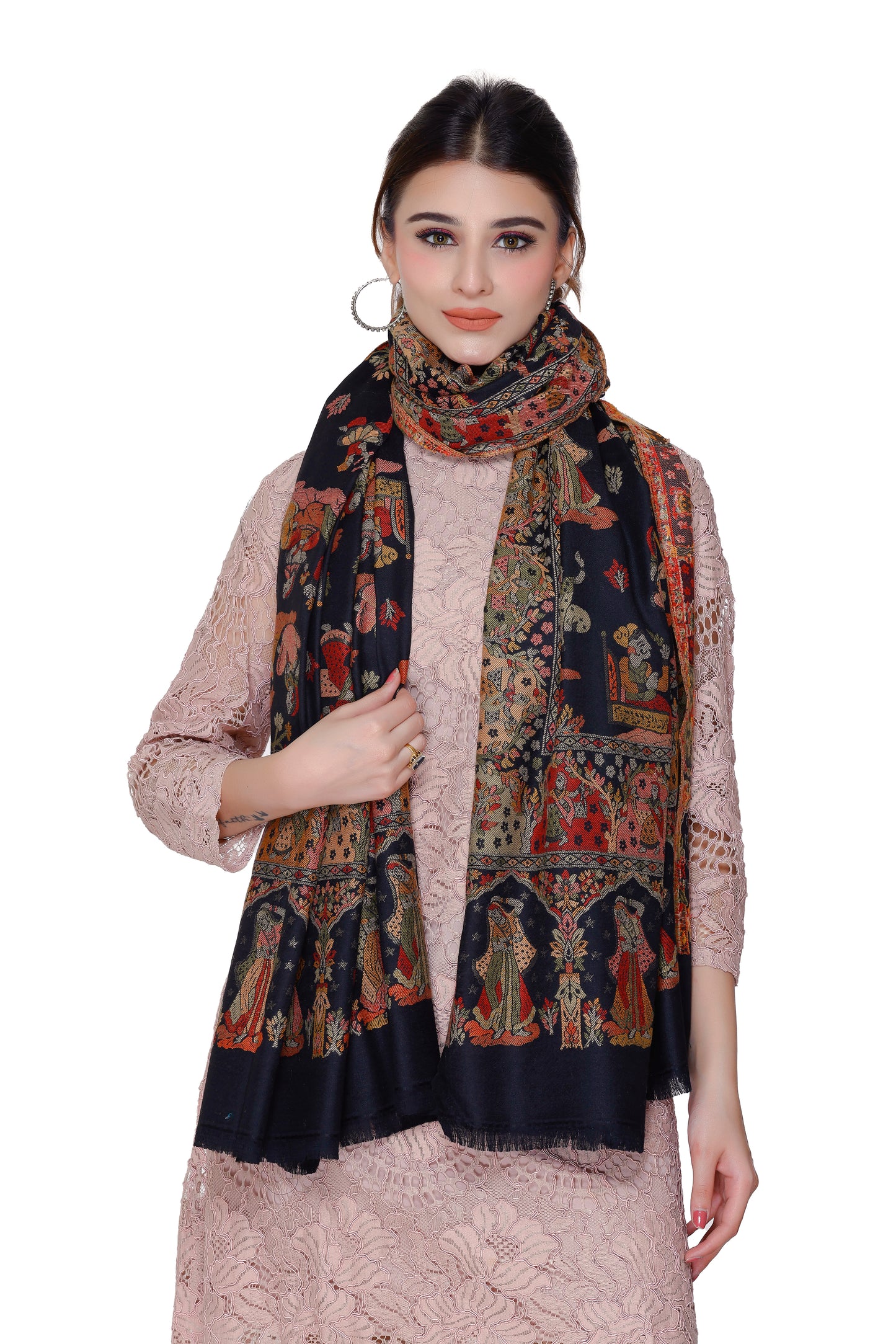 Women's Jacquard shawls