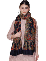 Women's Jacquard shawls - Thumbnail 3