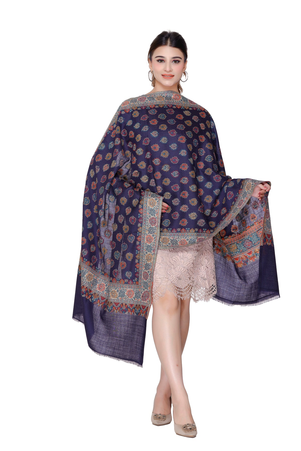 Women's Jacquard shawls - Image 5